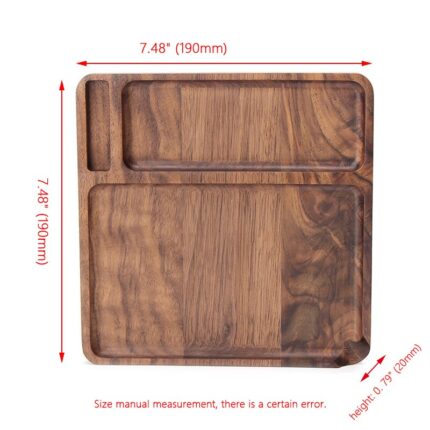 Natural Walnut Wood Smoke Cigarette Rolling Trays