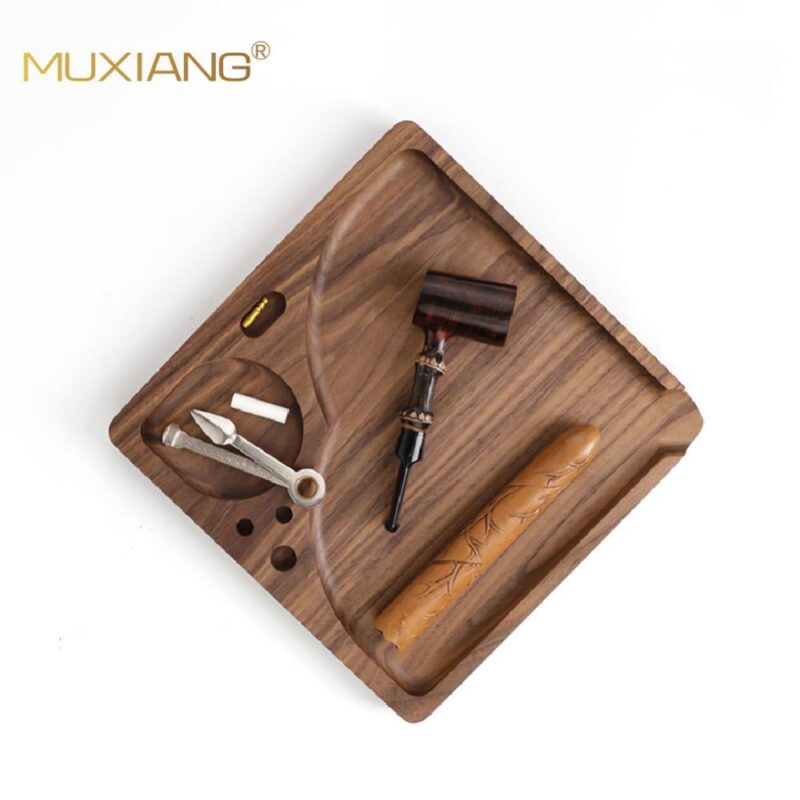 Wholesale handmade wood rolling tray