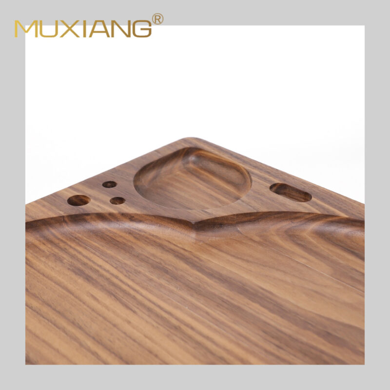 Custom engraved wood rolling tray wholesale