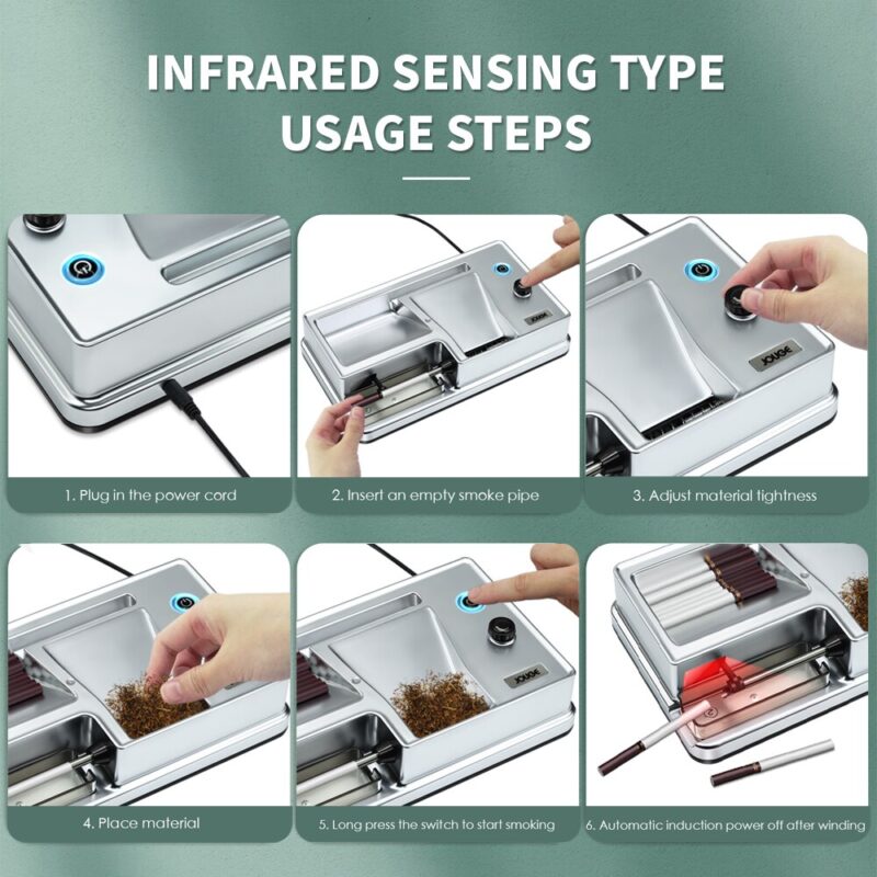 Infrared Electric Tobacco Rolling Machine