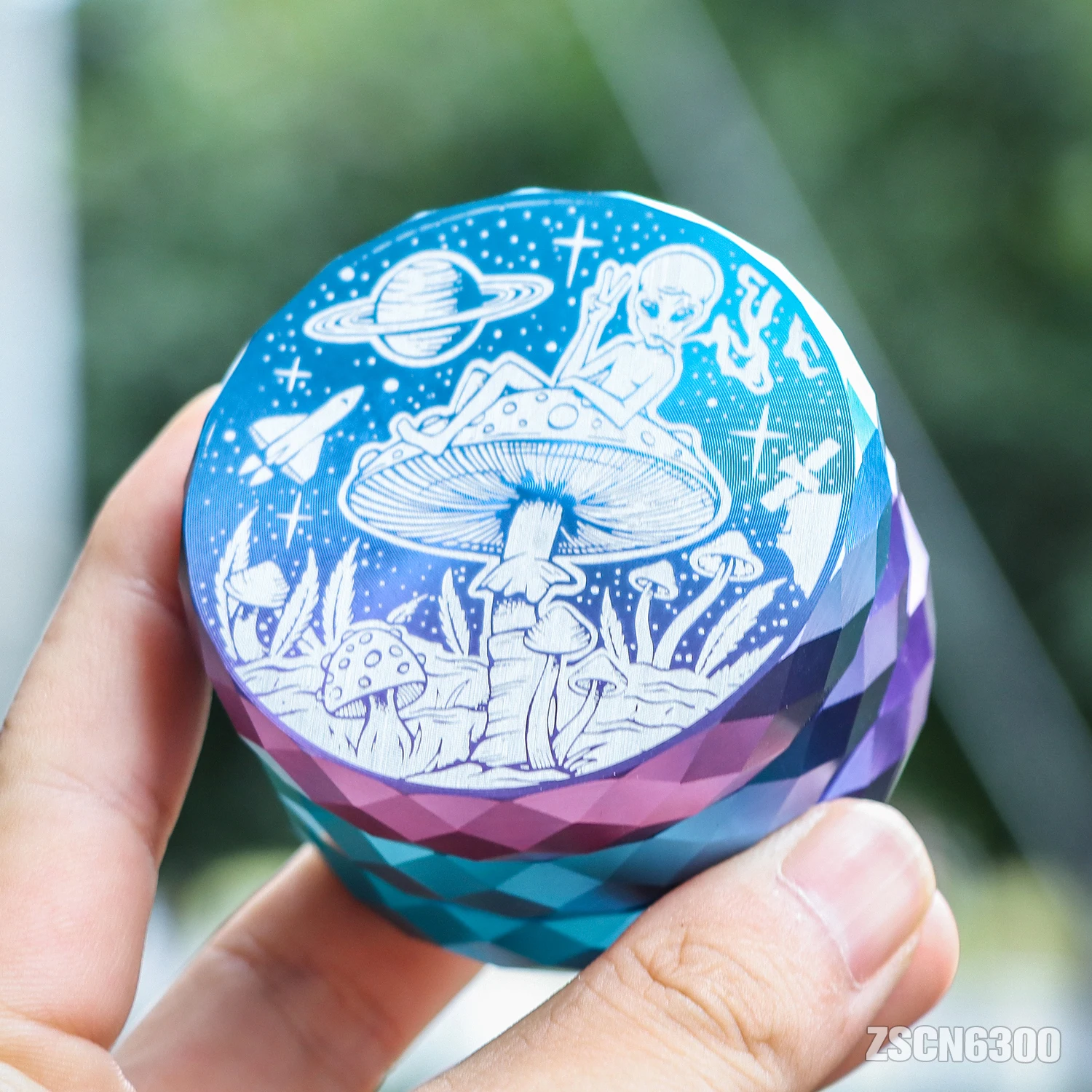 HORNET-HONEYPUFF-Aircraft-Aluminum-Crusher-63MM-4-Layers-Diamond-Cutting-Metal-Crusher-with-Gift-Box